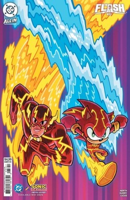 Flash #33 CVR D Dan Hipp Dc X Sonic Card Stock Var 5/27/26 DC Comics