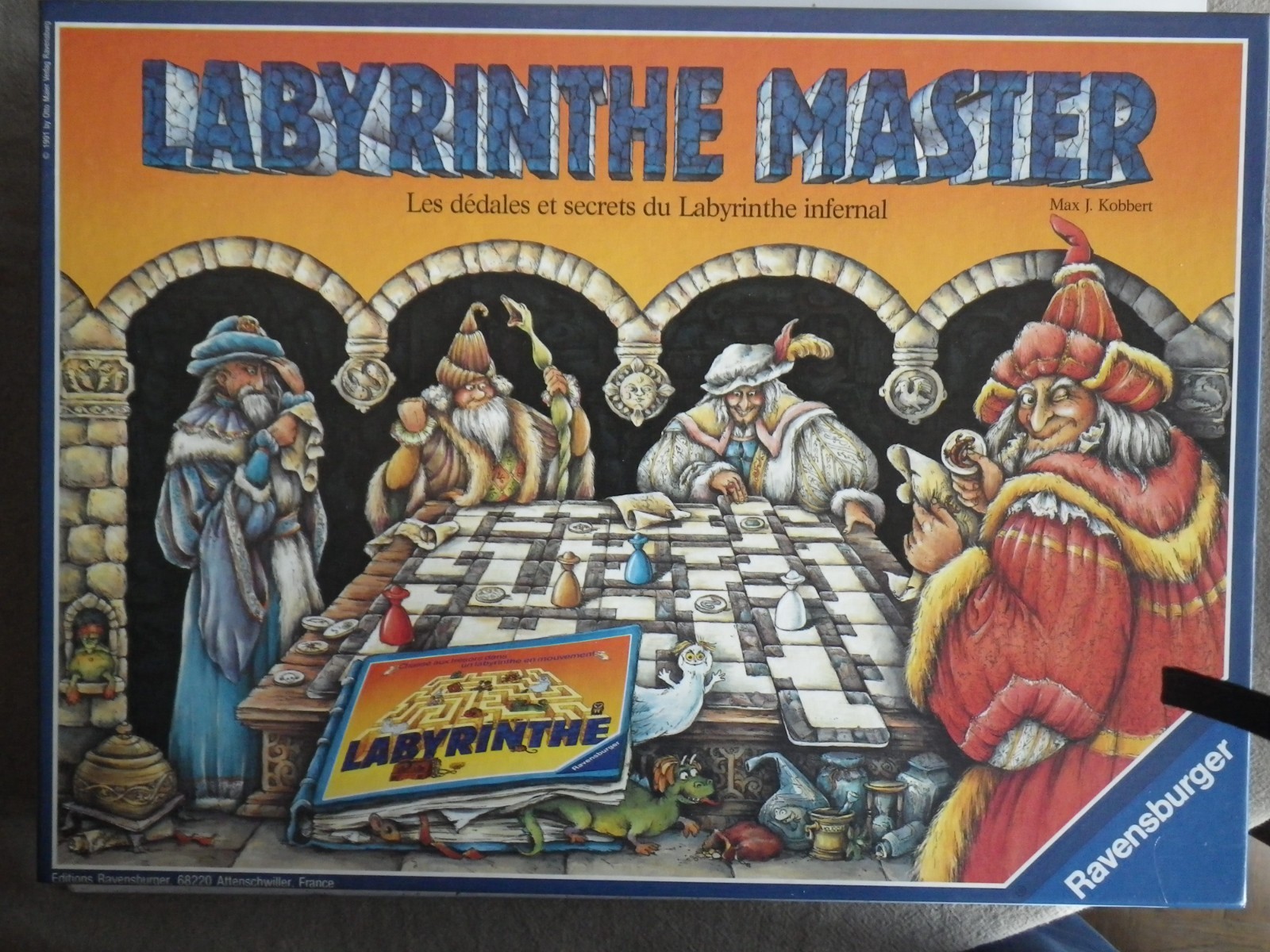 Jeu Labyrinthe Master Ravensburger 1991 complet pour collectionneur de jeux vintage