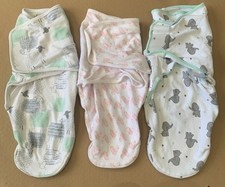 Aden And Anais Sleep Sack Swaddle Lot Of 3 Cotton 0-3 Months