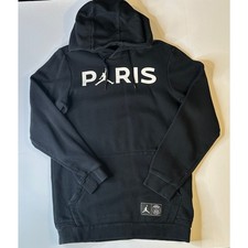 Nike Jordan Paris Saint-Germain PSG Hoodie Black Size S BQ4200-010