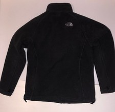 The North Face Glacier Black Fleece Jacket Mens Size L Full Zip Lightweight