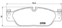 Brembo P 36 021 Bremsbelagsatz, Scheibenbremse For Daimler Jaguar