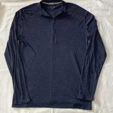 Smartwool Men's Grey X-Large Thermal Merino 250 Base Layer 1/4 Zip