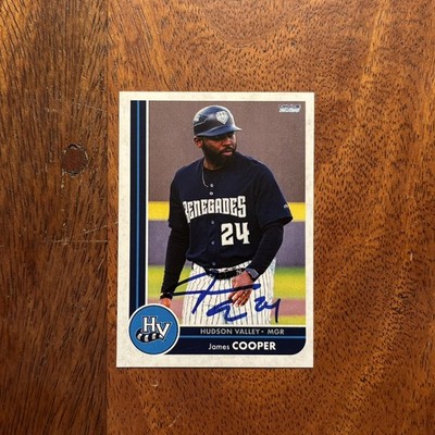 James Cooper Autographed 2025 Choice Signed Card #36 - Hudson Valley Renegades