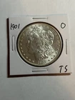 1901-O Morgan Silver Dollar BU Nice Reverse Tone