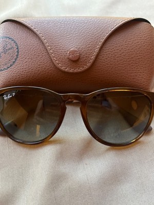Ray Ban Erika Polarized Sunglasses RB4171 710/T5 54-18 Light /Brown GRADIENT Pla