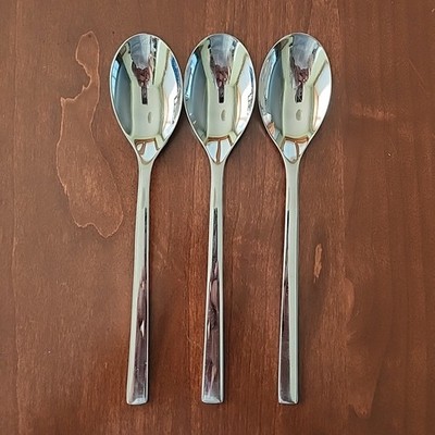 WMF Cromargan Atria Nuova 7.5'' Soup Spoons 18/10 Stainless Steel 3 Pieces WMFATR