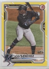 2021 Bowman Yellow Border 25/75 Jesus Sanchez #100 08g7