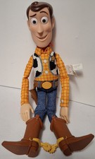 Disney Pixar Toy Story 4 Sheriff Woody Plush Doll By ThinkwayToys PullCord Works