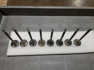 8 Del West Titanium 1.625x11/32x5.950 Exhaust Valves
