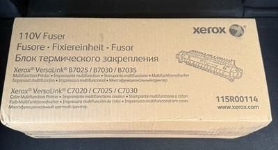Genuine Xerox VersaLink B7025,B7030,B7035,B7125 Fuser Unit 115R00114 Fast Ship!