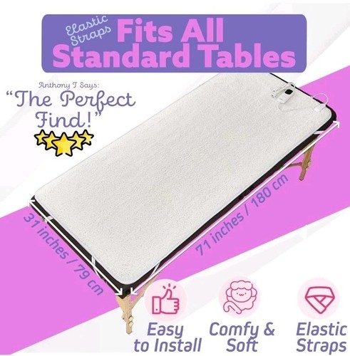 Massage Table Warmer Heating Pad – Heated with White - Picture 6 of 9