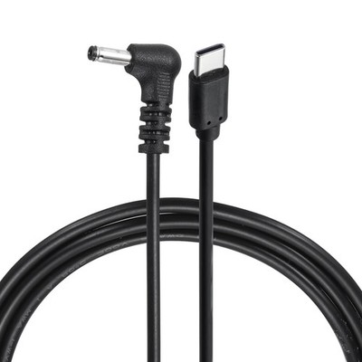 60W PD Trigger Kabel 20V 3A 3.5x1.35mm Type-C Rechtwinkliges Stromkabel 2.0m