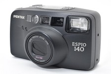  MINT Pentax Espio 140 35mm Pont  Shoot Film Black Camera From JAPAN