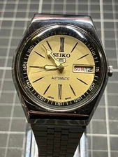 Rare Good Condition SEIKO 5 Automatic Watch Vintage Working Junk
