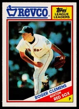 1988 Topps Revco League Leaders Roger Clemens #28 Boston Red Sox