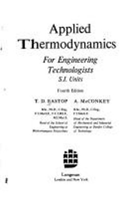 #ad Applied Thermodynamics for Engineering Technologists T. D. McCon $12.31