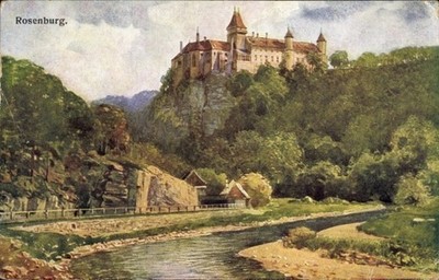 Postcard Maria Dreieichen Rosenburg mold in Lower Austria, castle - 4994715
