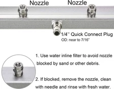 Pressure Washer Undercarriage Cleaner, under Car Wash, 1/4″ Male Plug, 4000 PSI