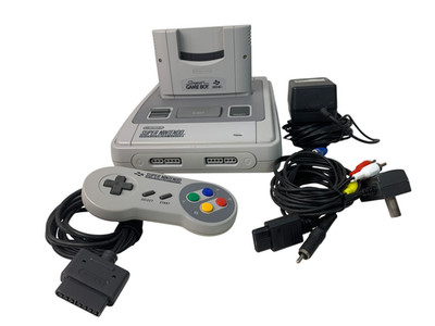 Super Nintendo SNES Konsole mit Gameboy Adapter - SNSP-001A