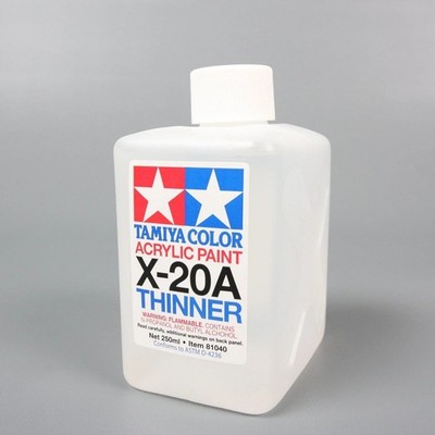Tamiya 81040 Acrylic Paint Thinner X-20A 250ml - US