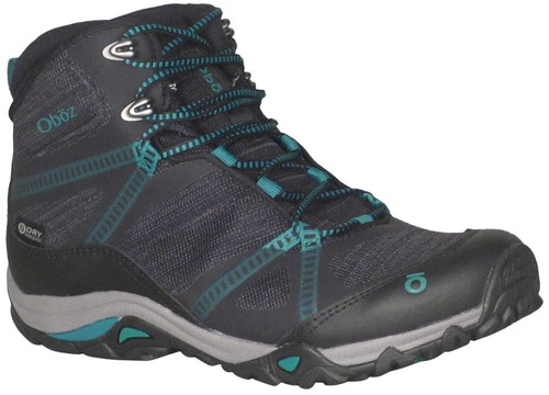 Oboz Lynx Mid BDry Damenstiefel – schwarz/aqua – Größe: 7