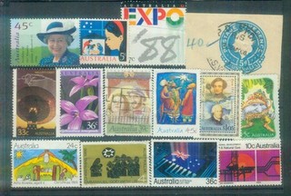 Lot Briefmarken aus Australien gestempelt & ungestempelt