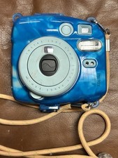 Fujifilm Instax Mini 9 Blue Instant Film Camera Includes Case And Strap