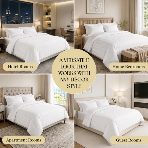 3 Pcs Soft Hotel Style Bedding Set - Lightweight & Breathable with 2 Pillowcases - Picture 19 of 29