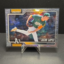 Topps 2026 Celebrations Jacob Lopez Opeing Day #76 - Oakland Athletics MLB 