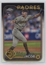 2024 Topps Chrome Update Refractor Alek Jacob #USC129 18q6