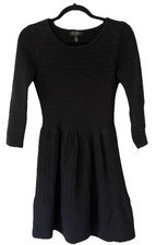 Jessica Simpson Black Long Sleeved Size Small Acrylic Blend