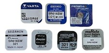 321 SR616SW SR65 Silver Oxide Watch Battery 1.55v [Multi-Brand Showcase]