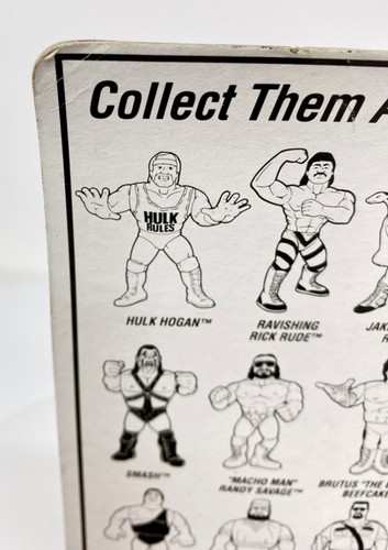 Vintage WWF Hasbro Big Boss Man Series 1 Blue Card 1990 - Picture 12 of 14