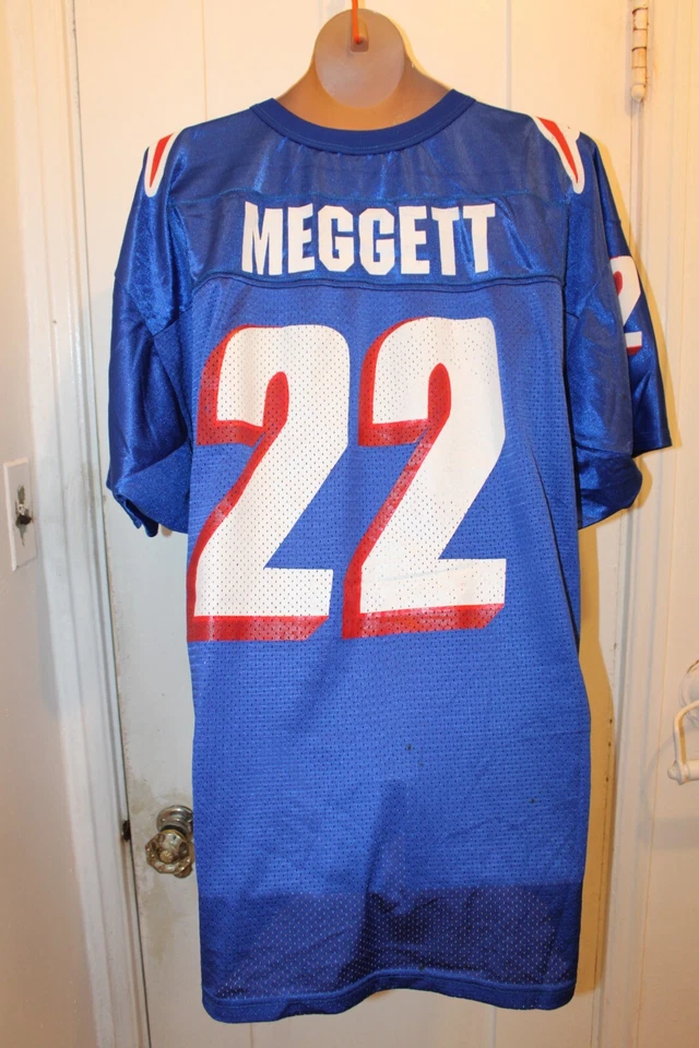 WILSON NFL New England Patriots Dave Meggett #22 Football Jersey XL Vintage USA - Image 4 of 4