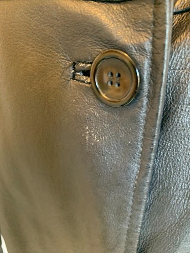 Black Leather Jacket with Warm Lining 2X Womens - Picture 7 of 14