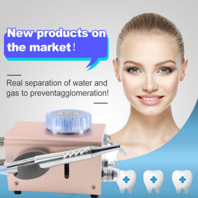 Dental Tooth Cleaning Sandblasting Scaler Lab Polishing Machine+2/4Hole Polisher
