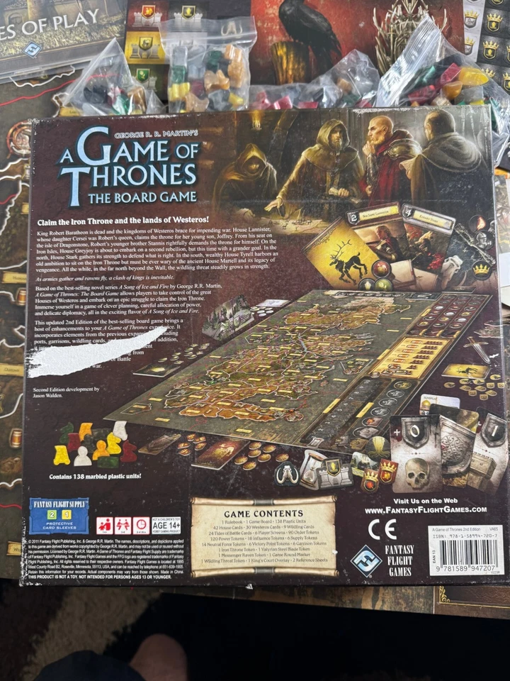 Game of Thrones the Board Game 2nd Edition New Open Box - Image 3 of 4