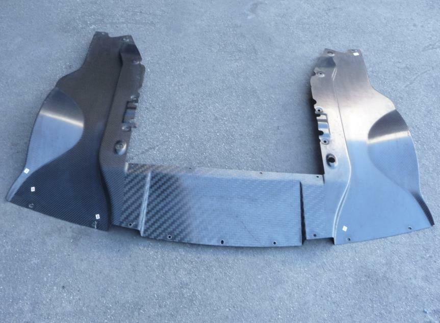 McLaren 675LT P11 GTR Rear Diffuser Cover Shield Carbon Fiber Fibre 11A7977RP OE