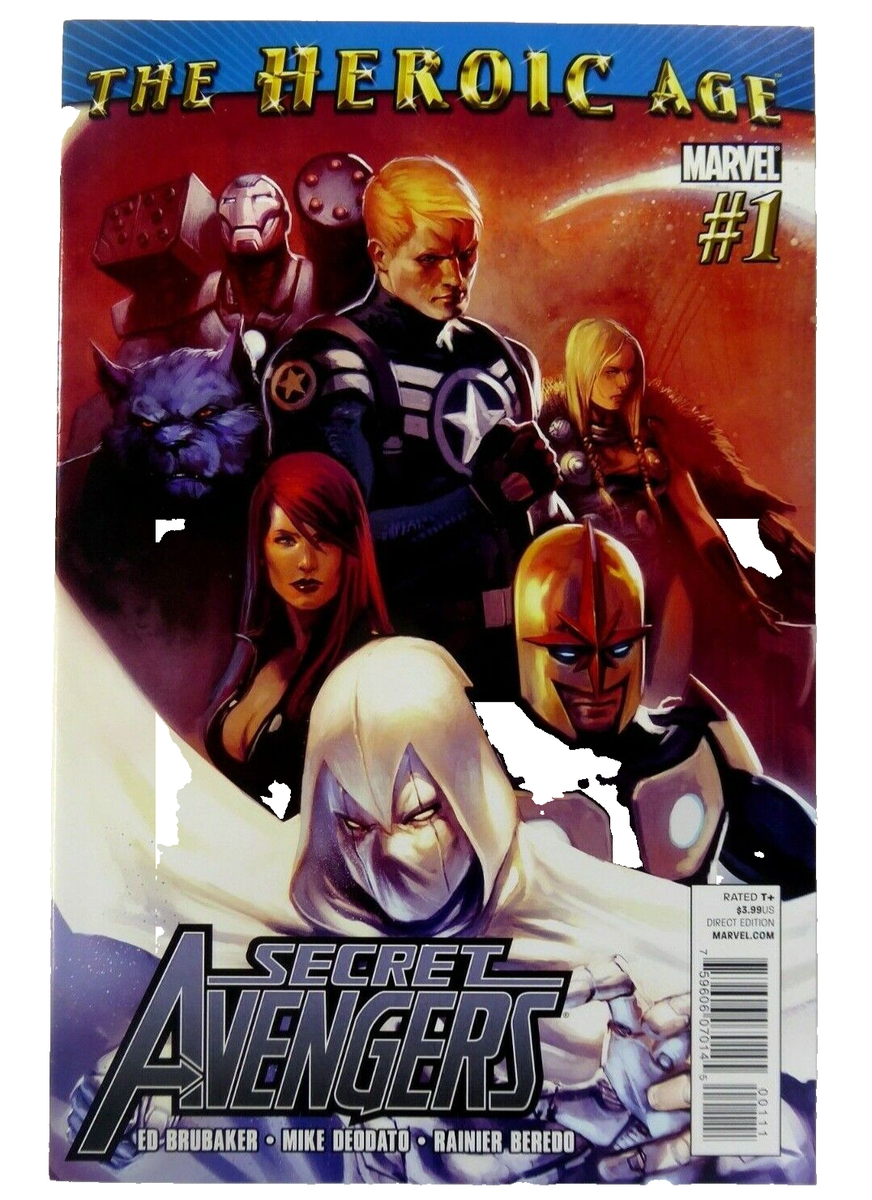 Marvel SECRET AVENGERS (2010) #1 CAPTAIN AMERICA VF+ (8.5) Ships