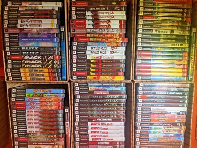 LOT A-E PS2 Mix Game Titles Disc from Good to Very Good Condition ALL TESTED