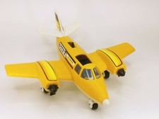 Vintage Tonka Hand Commander Turbo Prop Airplane 1979 Jet Yellow For Repair 