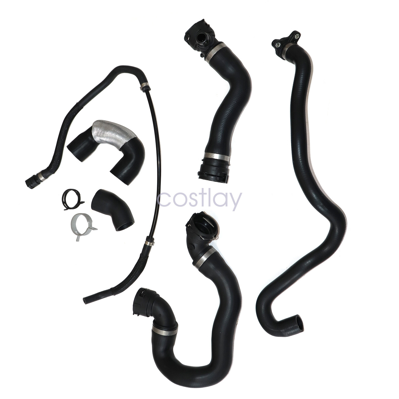 6Pcs Radiator Coolant Water Hose Pipe Kit for BMW 135i 335i 335xi 2007