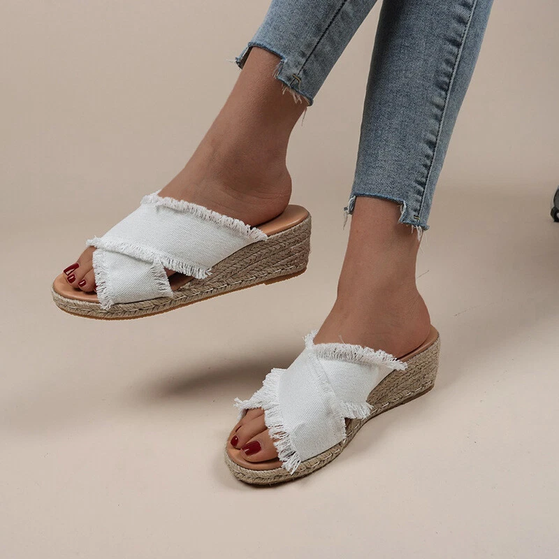 Ladies platform espadrilles sale