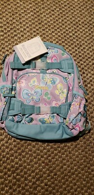 Pottery barn kids Mackenzie small Backpack Butterflies Hana Ana monogram new