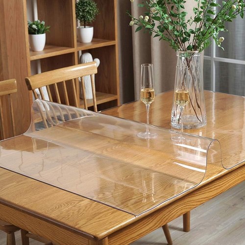 Luxury Clear Table Protector Mat - Versatile PVC Surface Cover 36x60 inch - Picture 4 of 10