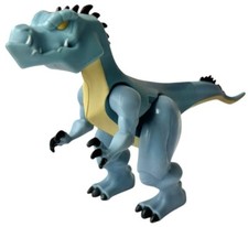 Fisher Price Imaginext Allosaurus Blue Horn Dinosaur Poseable Action Figure Toy