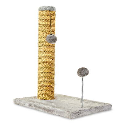 Small Seagrass Scratch and Play Post, Gray, 20''