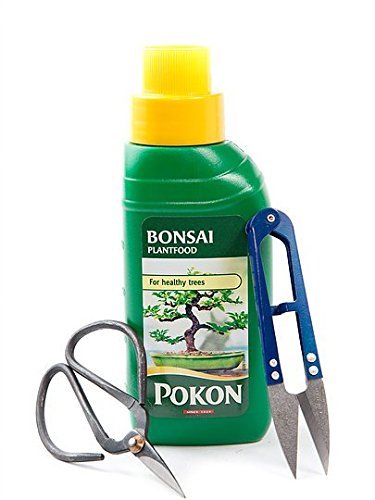 Bonsai liquid feed/ food / fertiliser 250ml Pokon + Scissors and Leaf Scissor - Picture 1 of 1