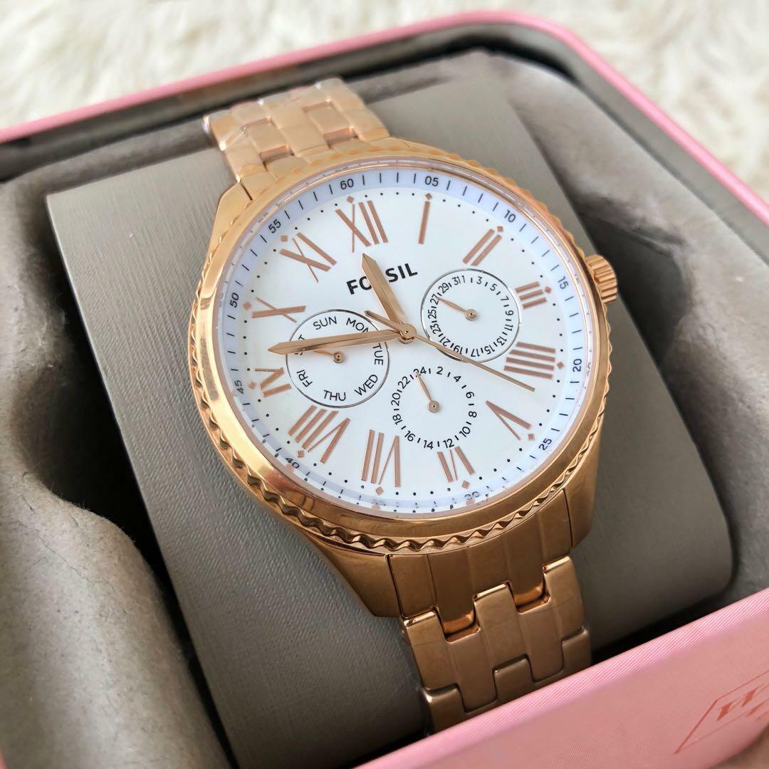 jam fossil rose gold